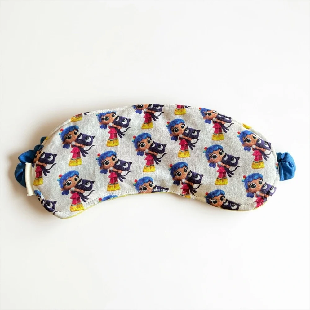 True & the Rainbow Kingdom Kids Sleep Mask - Blue and Multicolor